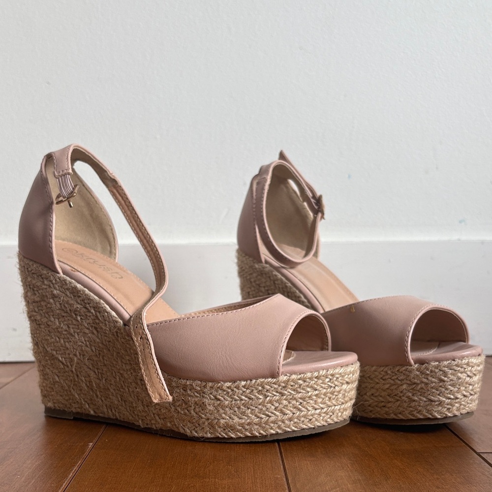 Krush Blush Wedge Sandals